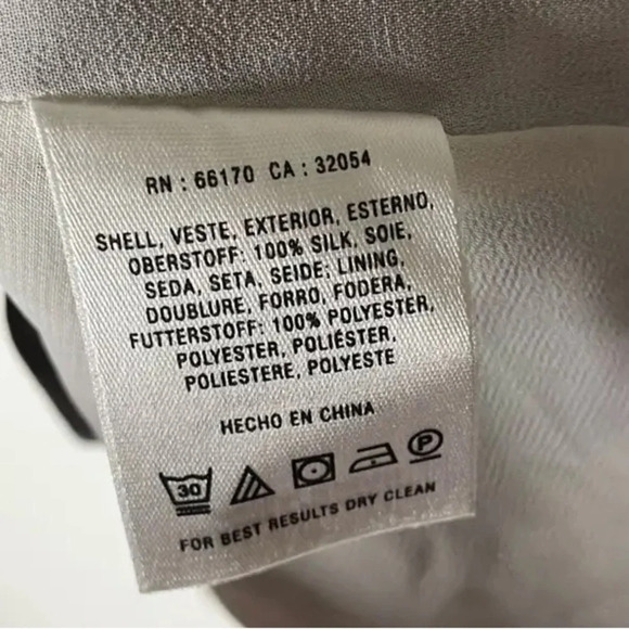 Anthropologie Leifsdottier Watercolor Cream Floral 100% Silk Blouse Size 2 XS - Picture 5 of 8